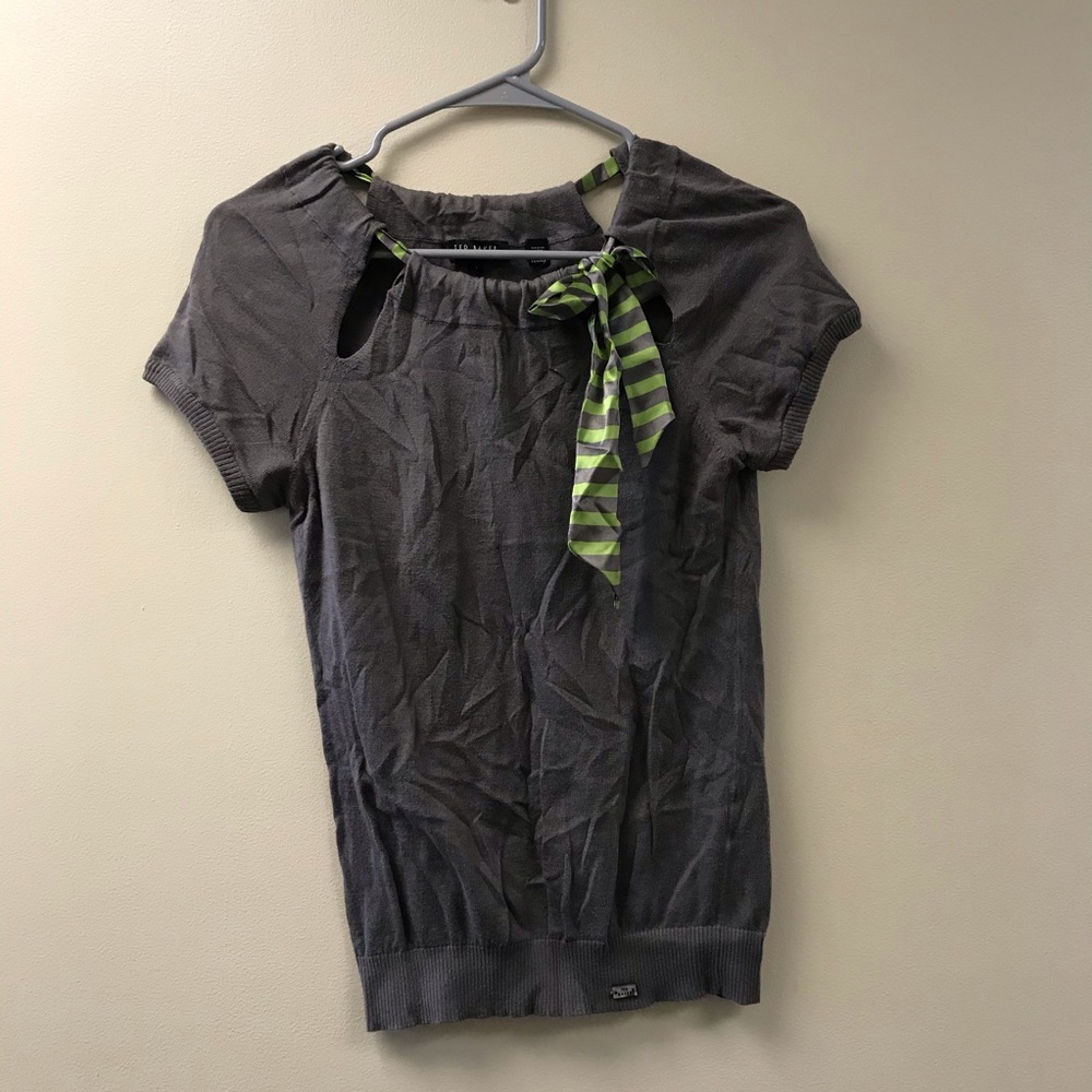 Ted baker top with tie